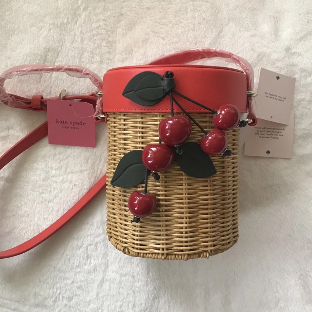Kate spade cherries basket purse - Picture 2 of 11